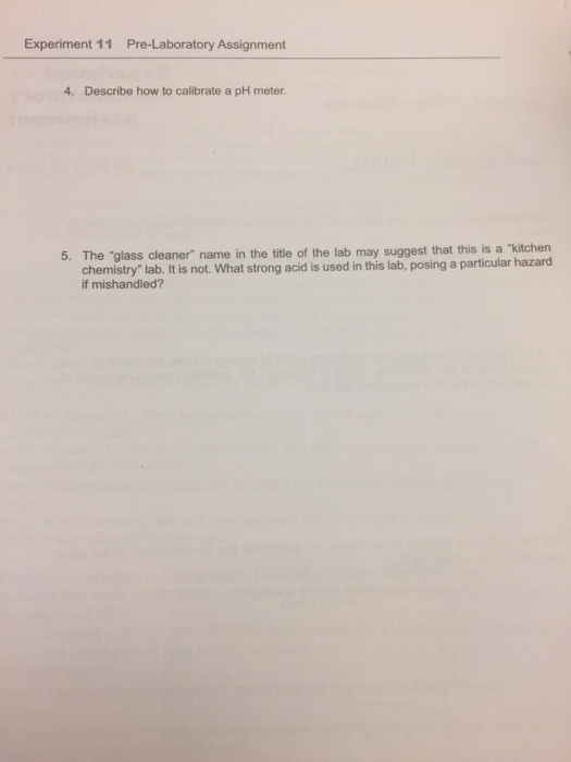 Solved Experiment 11 Pre Laboratory Assignment 4 Describ