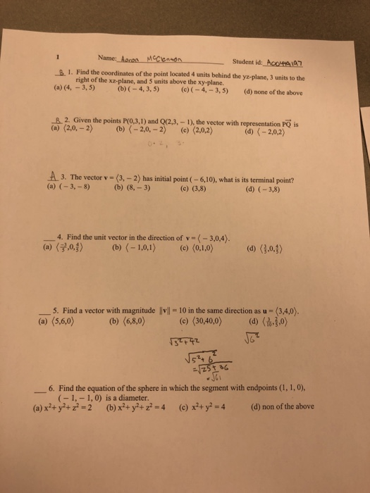 Name Aeon Mecensen Student Id Hcomm B 1 Find The Chegg Com