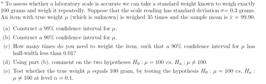 How Do you Know Your True Weight on a Scale