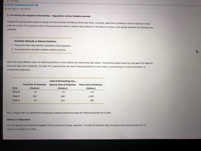 Solved Eco1 Homework Ch 10 E Due Today At 11 59 Pm Ed Chegg Com