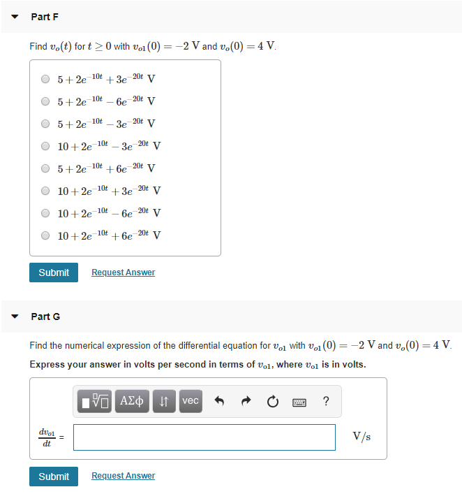 Solved Reviewi Constants Part A The Parameters For The Ci Chegg Com