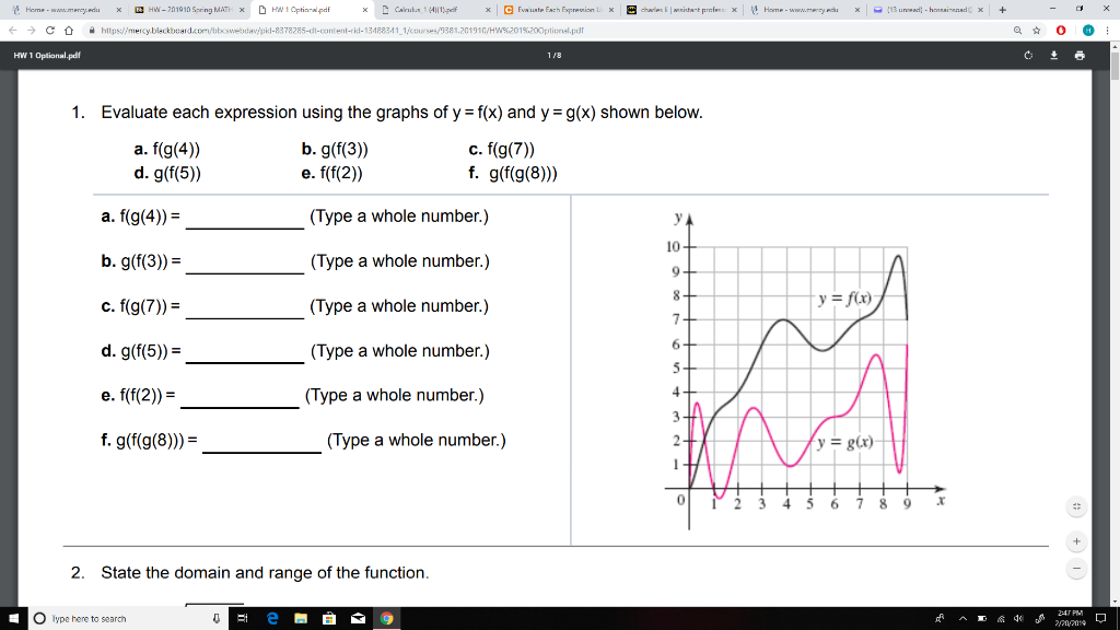 Solved S U Hw 1 Optional Pdf 1 18 1 Evaluate Chegg Com