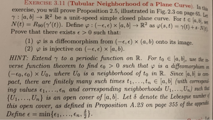 tubular neighborhood theorem