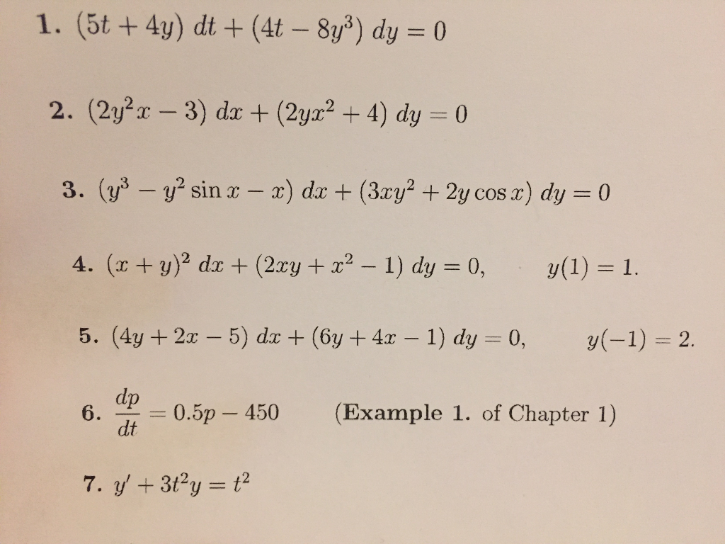 Y 4y 4y 4x. (У - 3x + 2)DX + (3x - у - 1)dy = 0.. Y=1/X^2 ,Y=0,X=1,X=3. (Х^2+1)dy-х(1+y^2)DX=0.