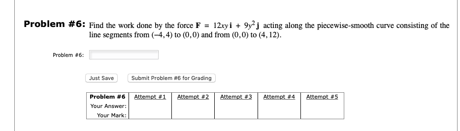 Solved Find The Work Done By The Force F 12xy I Chegg Com