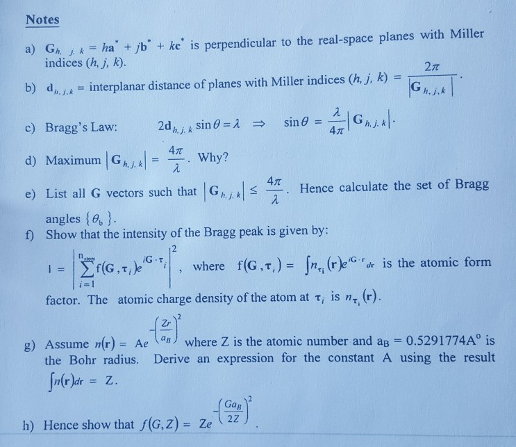 Solved Notes K Ha Jb Ke Is Perpendicular To The Real Spac Chegg Com