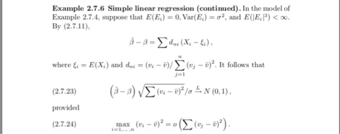 Solved In Example 2 7 6 With A Given By 2 7 We Have Chegg Com