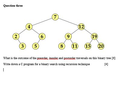 Solved Question Three 4 2 6 19 3 5 20 What Is The Outco