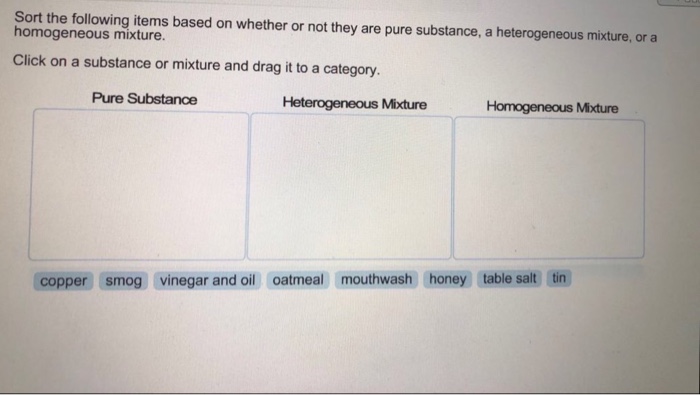 Sort The Following Items Based On Whether Or Not They Chegg Com