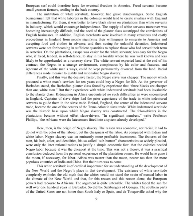 Capitalism and slavery chapter summaries picture