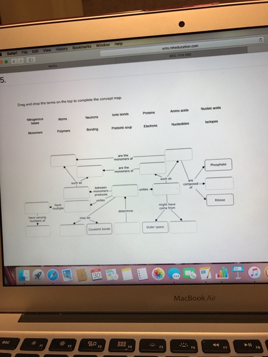 Drag And Drop The Terms On The Top To Complete The Concept Map. Drag And Drop The Terms The Top To Complete The Co | Chegg.com