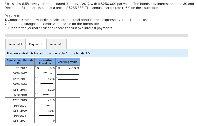 Ellis Issues 6 5 Five Year Bonds Dated January 1 Chegg 