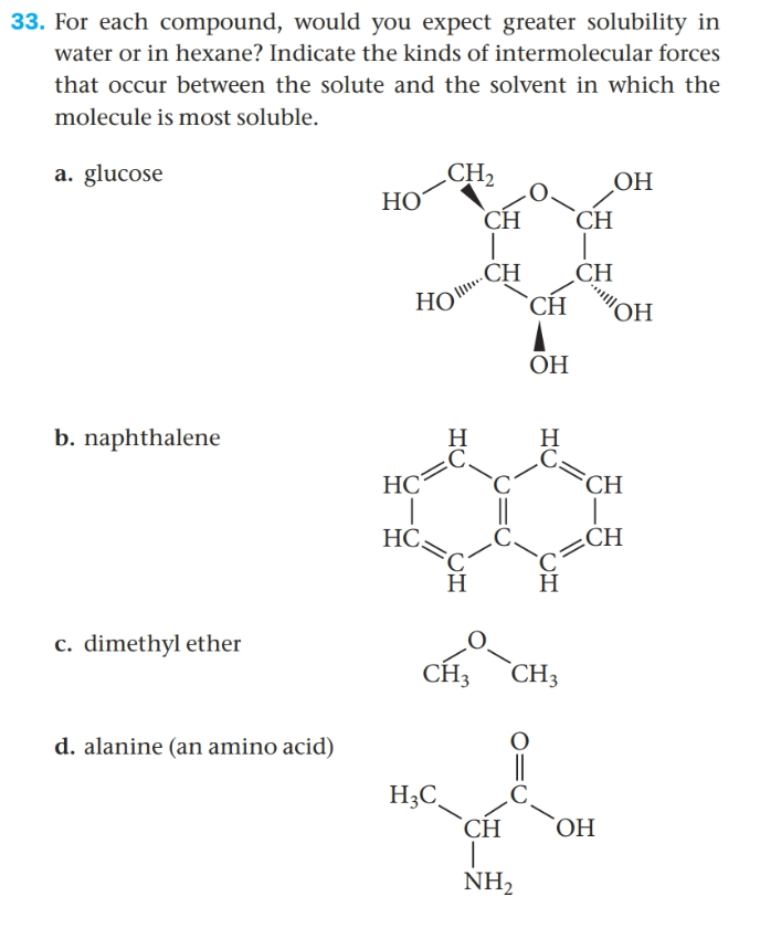 29 Pick An Appropriate Solvent From Table 13 3 To Chegg 