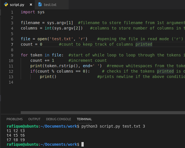 how to print the count using for loop in r