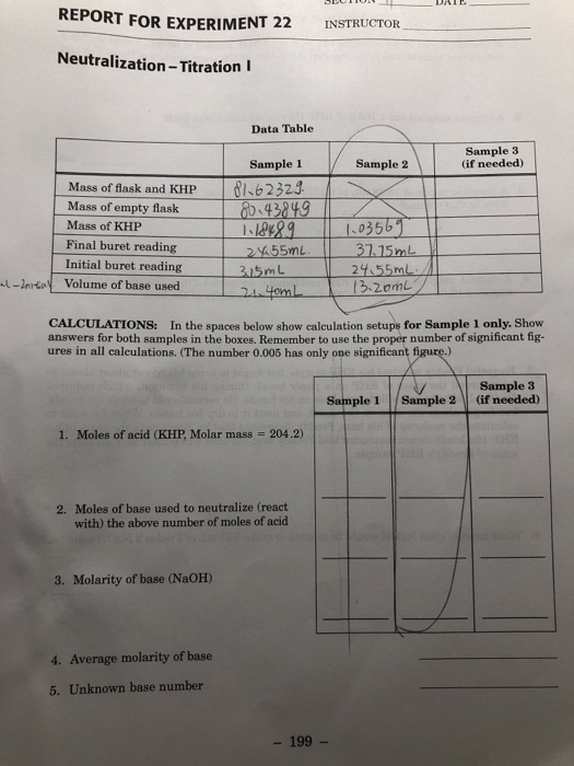 Report For Experiment 22 Instructor Chegg 