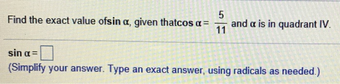 Solved Sketch The Angle In Standard Position And Draw An