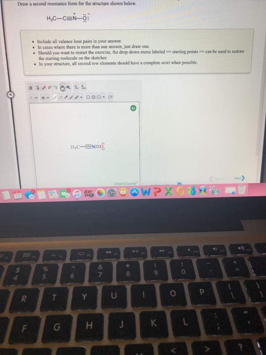 Draw A Second Resonance Form For The Structure Shown Chegg Com