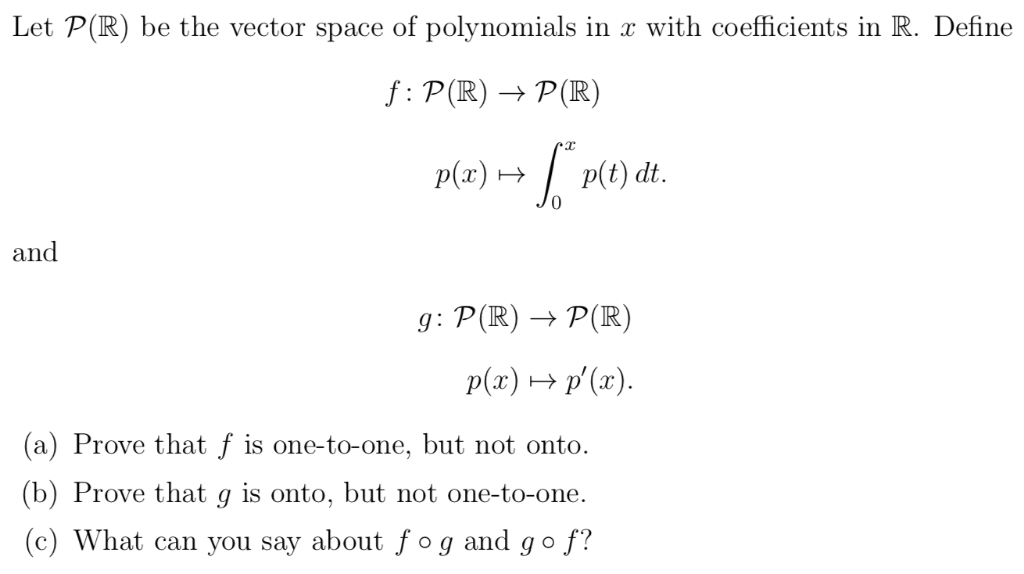 Solved Let P R Be The Vector Space Of Polynomials In X W Chegg Com