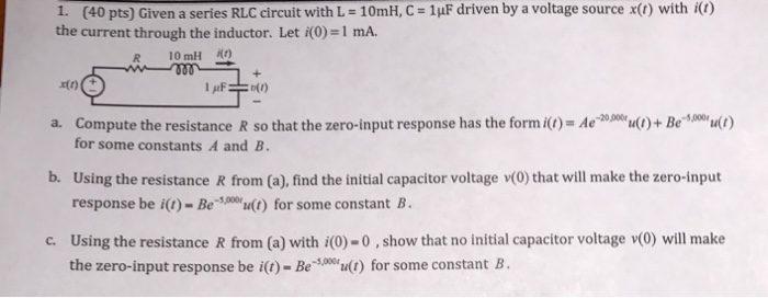 Solved The Current Through The Inductor Let I 0 1 Ma R Chegg Com