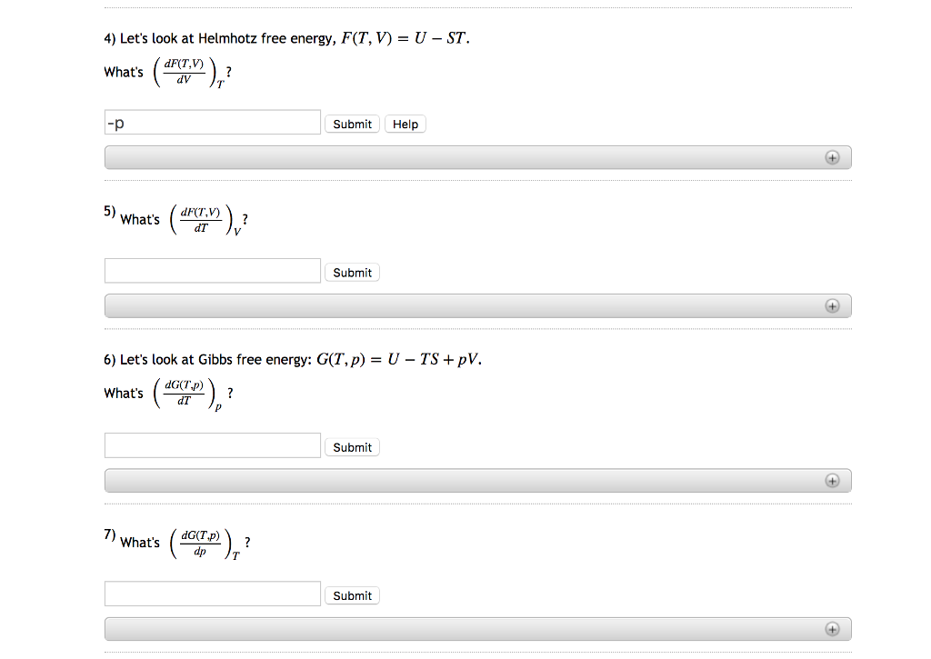 Solved Where T Is Temperature S Is Entropy U Is Interna Chegg Com