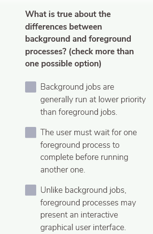Solved What is true about the differences between background 