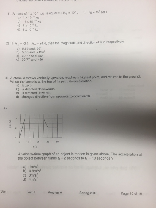 Solved Is Equal To 1kg O G Lo 10 1 Amassot 1x Chegg Com