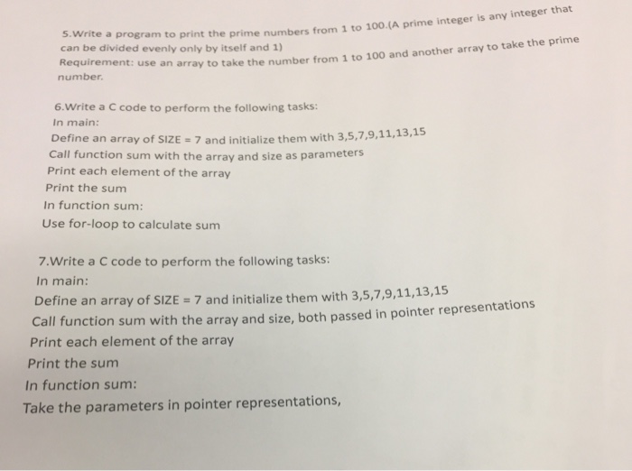 solved write a program to print the prime numbers from 1 to chegg com