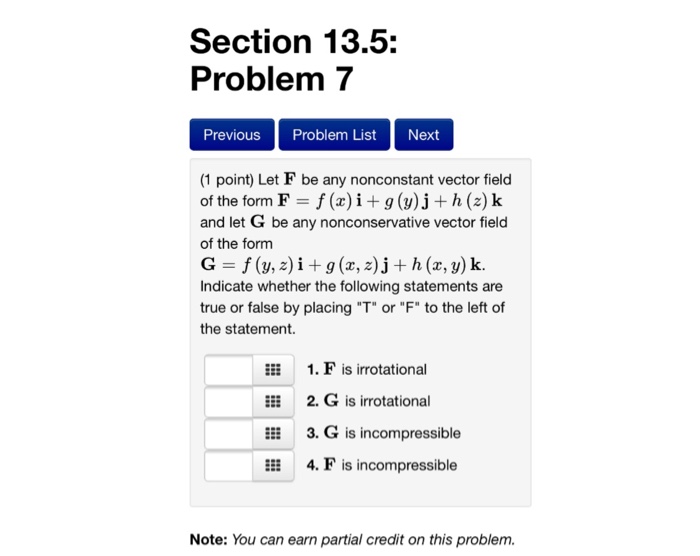 Solved Let F Be Any Nonconstant Vector Field Of The Form Chegg Com