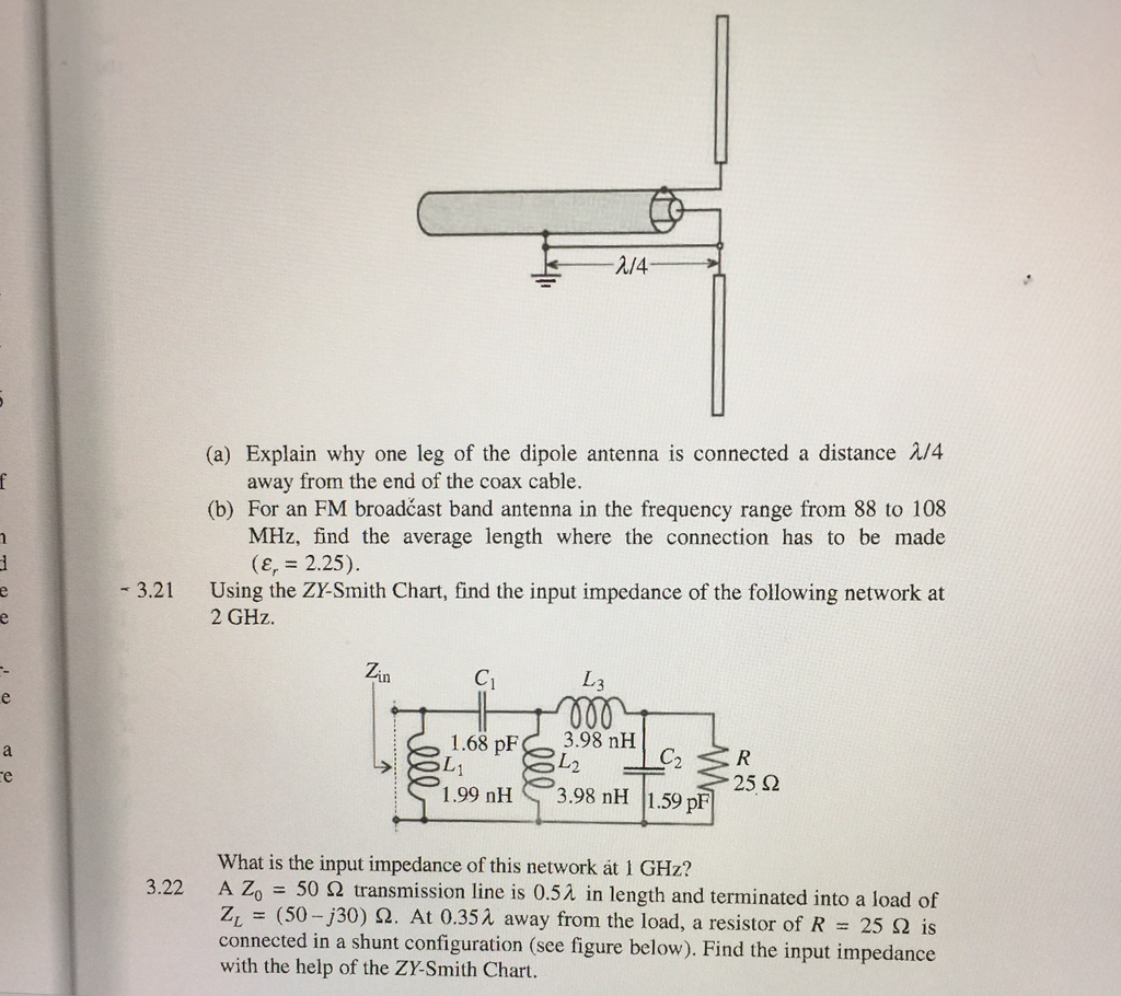 2/4 (a) Explain why one leg of the dipole antenna is
