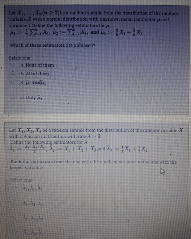 Solved Let X X N 2 2 Be A Random Sample From The Chegg Com