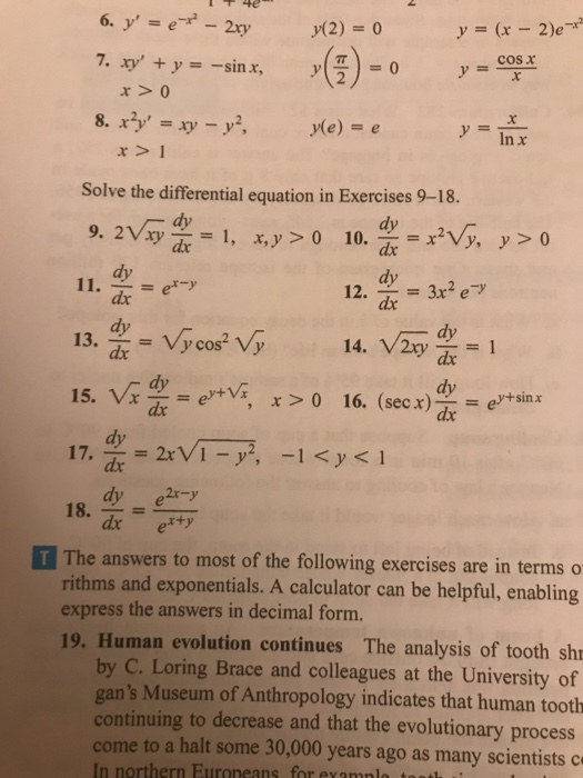 Solved Y E X 2 2xy Y 2 0 Y X 2 E X 2 Xy Chegg Com