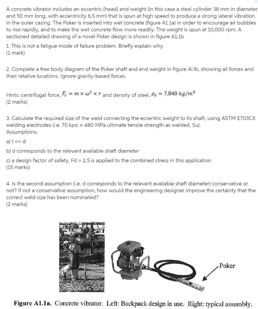 Backpack concrete poker tips