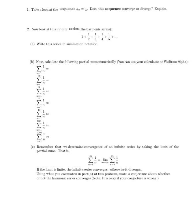 Convergence Calculator Wolfram