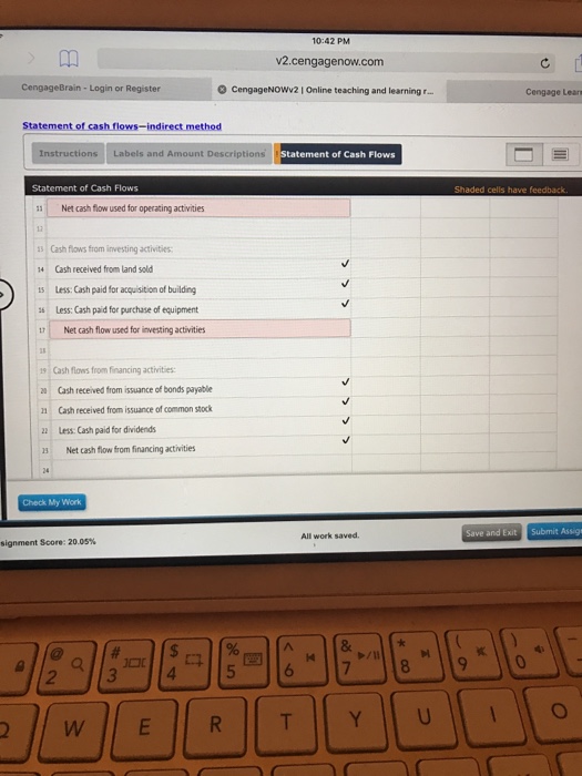 Cengage homework login picture