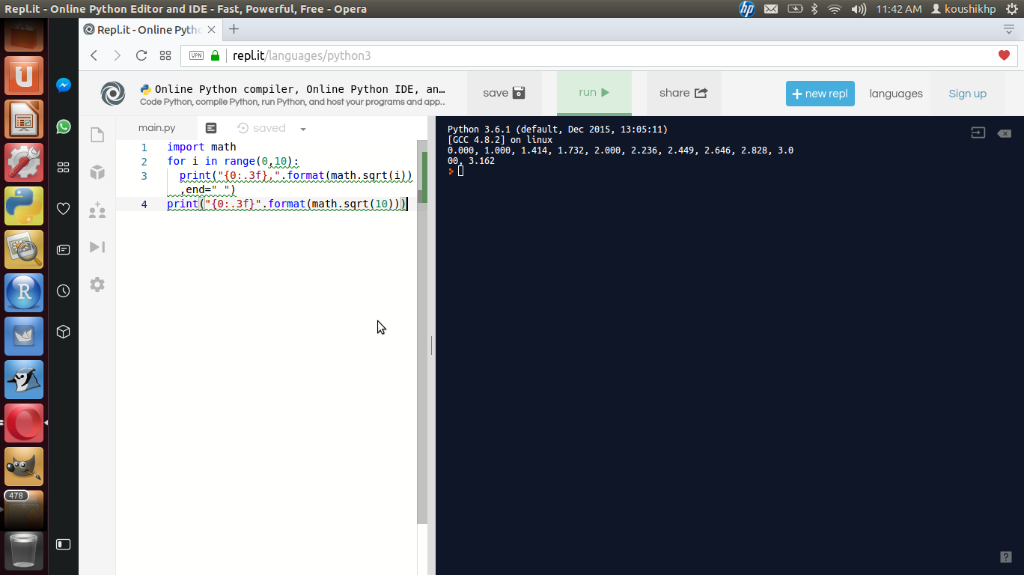 Solved 30 Pts Write Python Code Show Square Roots Integers 0 10 Printed One Line Separated Comma Q