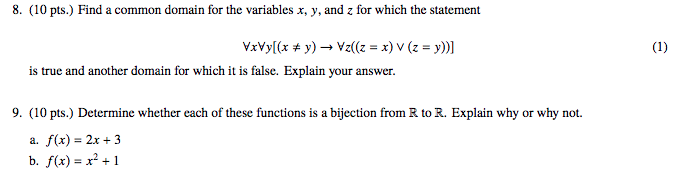 Solved Pts Determine The Truth Value Of Ac F Thesstates Chegg Com