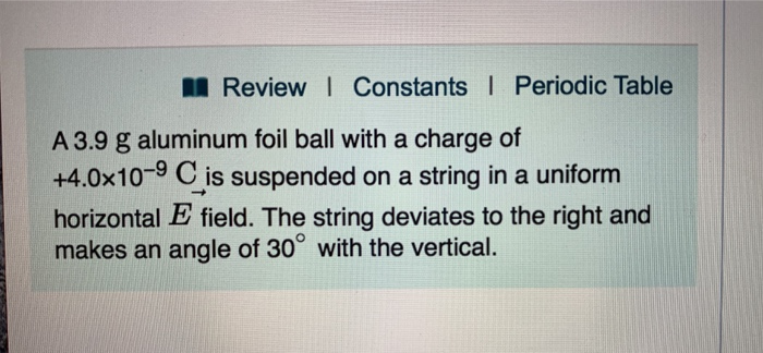 Solved L Review I Constants I Periodic Table A 3 9 G Alum Chegg Com