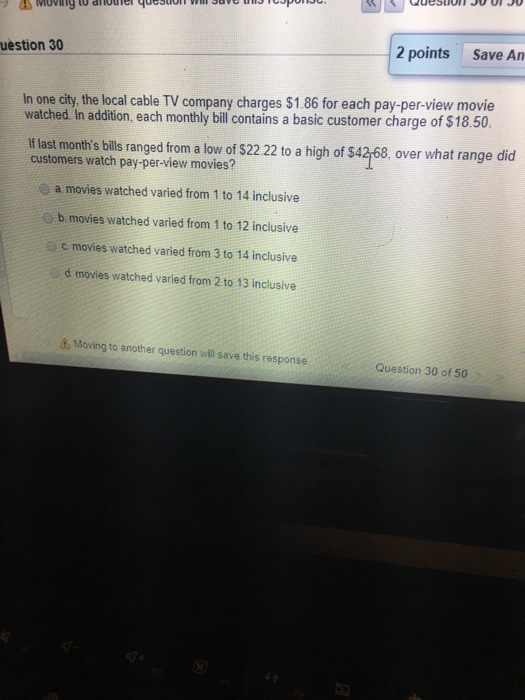 Solved 2 Points Save An Uestion 30 In One City The Local