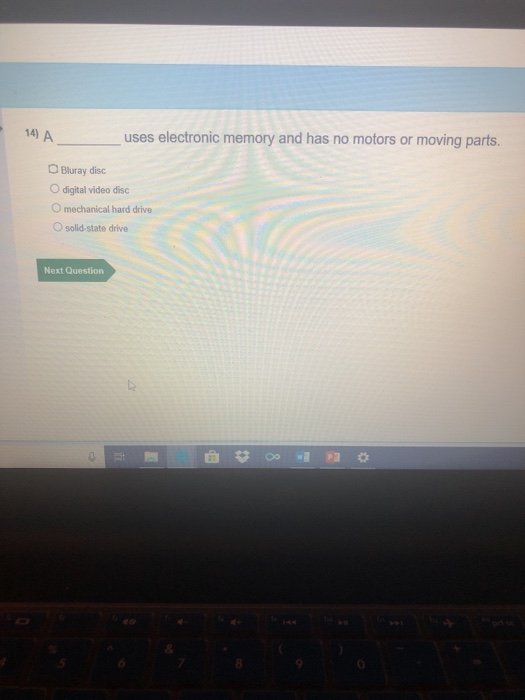 14) A uses electronic memory 

<div class=