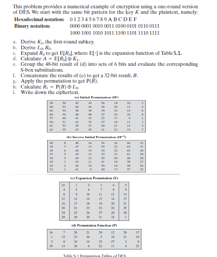 Solved Exercise 1. (Candidate Encryption Schemes) Let se be