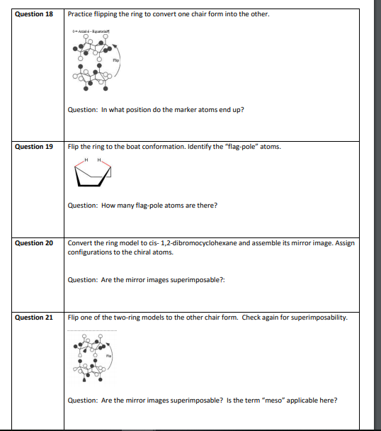 Solved Question 18 Practice Flipping The Ring To Convert