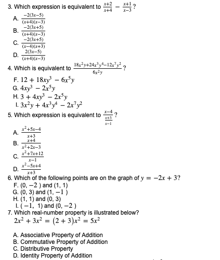 Solved X 1 X 2 3 Which Expression Is Equivalent To H 4 Chegg Com