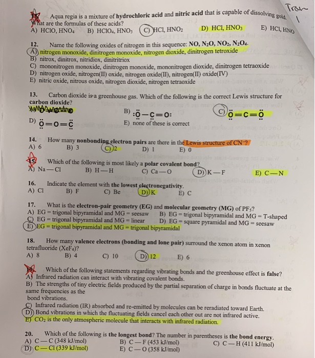 Solved I Highlighted The Correct Answer But I Just Need A Chegg Com