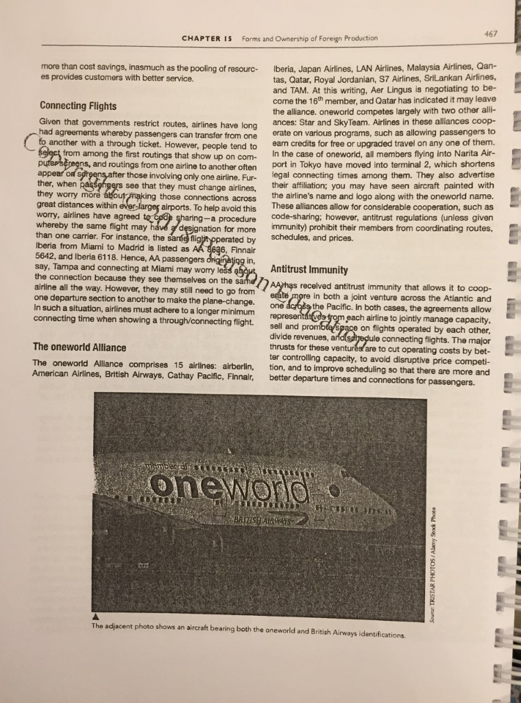 The oneworld airline alliance case study answers picture