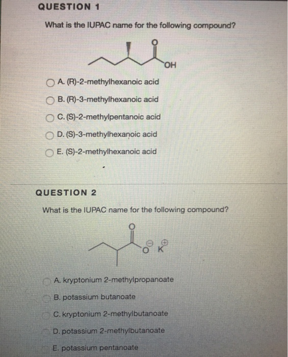 Potassium 2 methylbutanoate