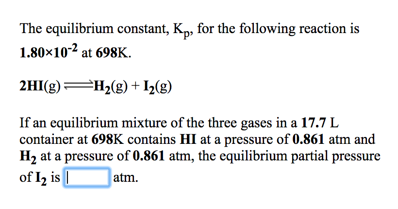 chemical equilibrium study questions and problems answers