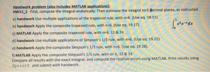Please only do the MATLAG PART ThankS