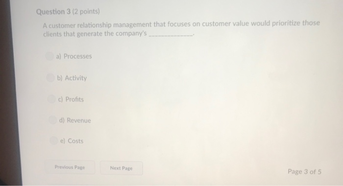 Solved Previous Page Next Page Page 1 Of 5 Question 1 2 Chegg Com