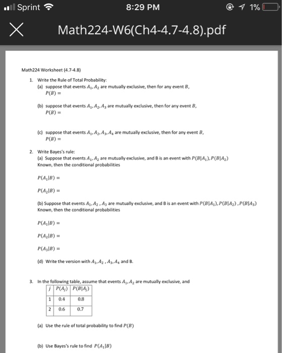 Solved Sprint 8 29 Pm Xmath224 W6 Ch4 4 7 4 8 Pdf Math22 Chegg Com