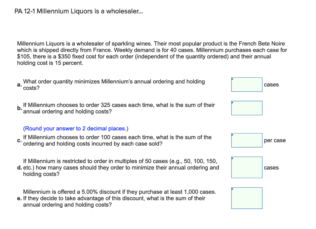 PA 12-1 Millennium Liquors is a wholesaler.. Millennium Liquors is a wholesaler of sparkling wines. Their most popular produc